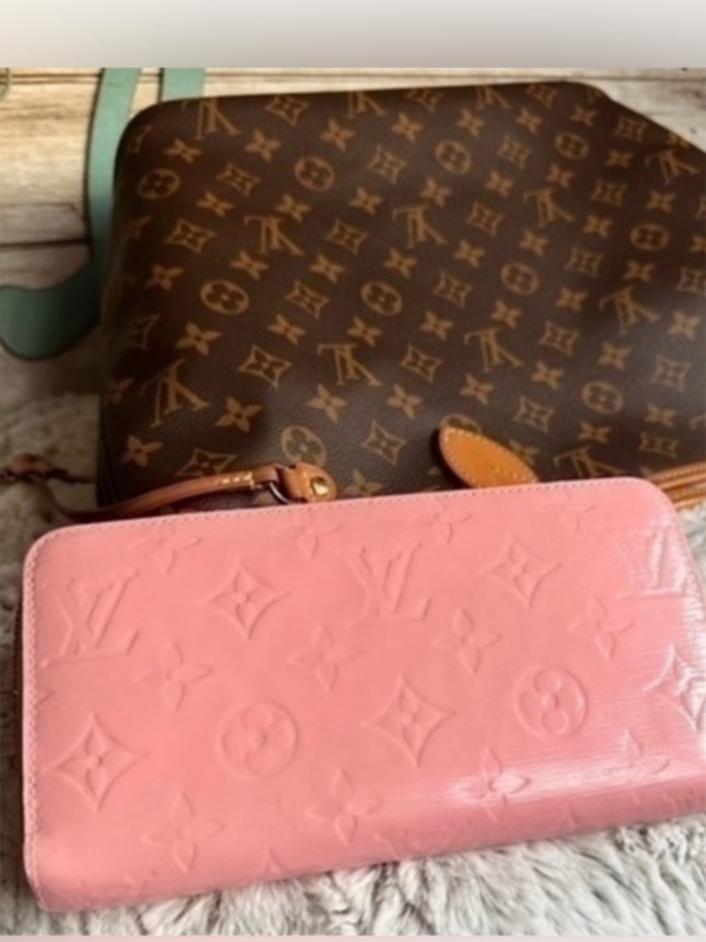 AUTHENTIC LOUIS VUITTON SPAIN PINK BALLERINE ZIPPY WALLET